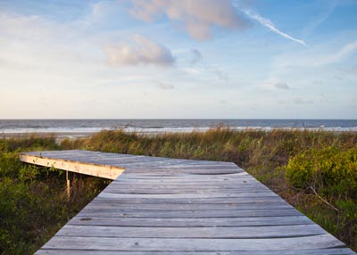 Walkway to the beach